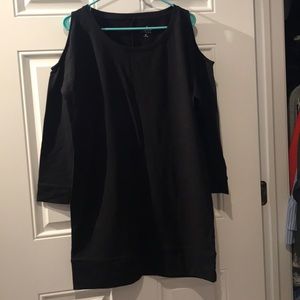 Cut out shoulder dress
